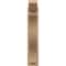 Ekena Millwork 6-in W x 20-in D x 32-in H Funston Slat Rough Cedar Woodgrain TimberThane Outlooker, Primed Tan OUTUR060X20X32FST24RCPR - alternate 2